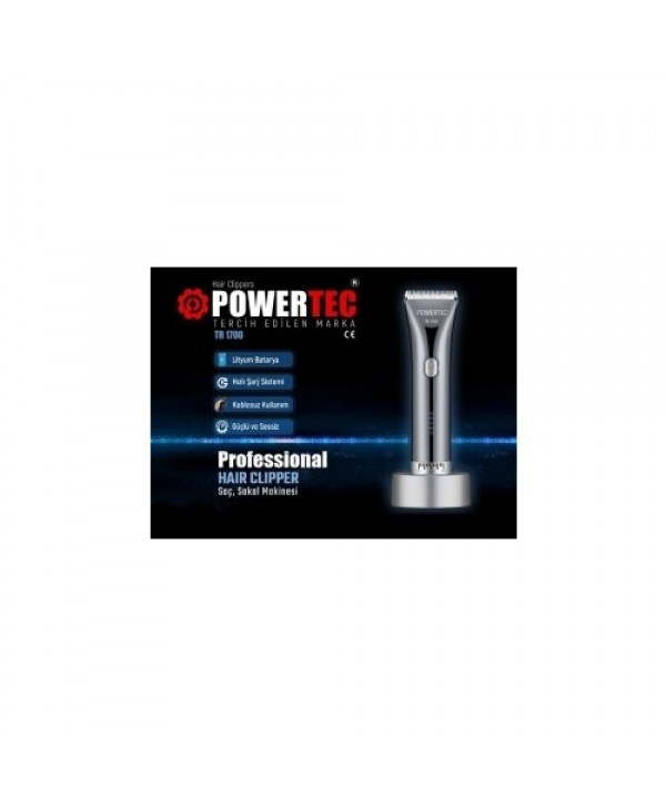 Powertec TR1700 Pro Deluxe Saç -Sakal Kesme Makinesi